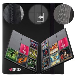 Album klaser kolekcjonerski na karty Czarny 360 kart SCS