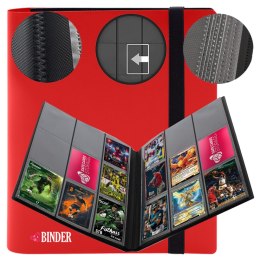 Album klaser kolekcjonerski na karty Czerwony 360 kart SCS