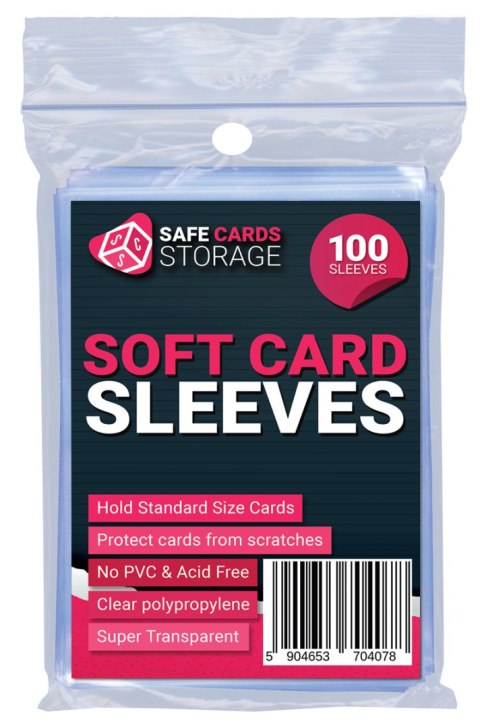 Koszulki na karty Protektory Ultra clear 100 szt SCS
