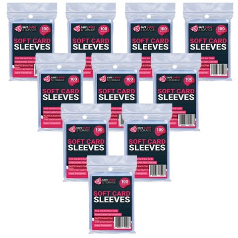 Koszulki na karty Protektory Ultra clear 1000 szt SCS