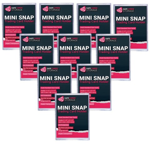 Mini Snap Card Holder Ultra clear SCS 10 szt.
