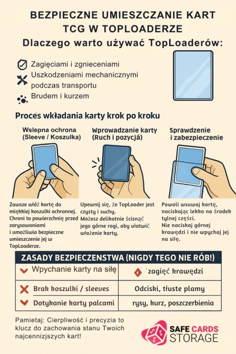 Toploader 55PT 3"x4" Ultra Clear 25szt. SCS